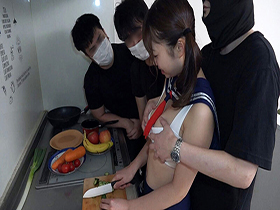 話題の顔出しNG爆乳料理チューバー 初めてのファン感謝ヌキ射祭☆流出映像 ラム(Hカップ/女子大生)　サンプル画像13